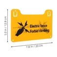 thumbnail image 2 of Nestingho 10Ud De Alerta Para Eléctrica Con Mensaje Escalar En Amarillo, 2 of 8