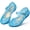 Blue, variant on Girls Jelly Sandals Princess Costumes Flats Shoes Cosplay Birthday Party Dress Up Shoes for Kids Toddler