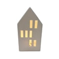 thumbnail image 1 of Casa de cerámica pequeña con luz 8x5,7x15 cm Ideal para decoracion de navidad, 1 of 1