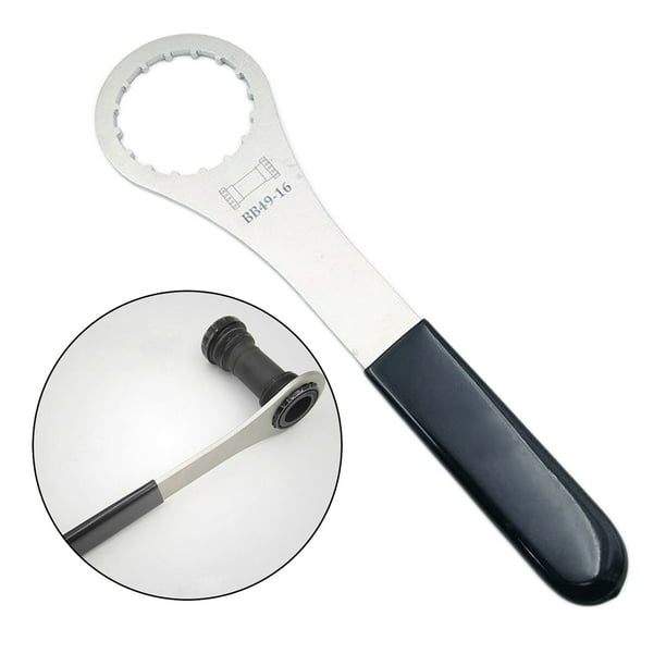 Herramienta de reparación de llave de soporte inferior de bicicleta, herramienta de extracción de soporte inferior, llave de extracción de instalación 485-49 mm Macarena llave de pedalier