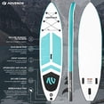 thumbnail image 2 of ADVENOR Planche à Pagaie 11 Pieds X 33 Pieds X 6 Extra Grand, Planche de Stand-Up Gonflable avec Accessoires de SUP Incluant Pagaie Ajustable, Sac à Dos, Sac Imperméable, Laisse et Pompe Manuelle, Trousse de Réparation., 2 of 5