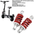 thumbnail image 2 of HUGFEGWE Shock Absorber, 100mm Rear Spring Assisted Shocks Absorbers, 2Pcs Adjustable Motorcycle Rear Suspension Damper, Universal for Motorcycle ATV Scooter Off Road Vehicle, Aluminum U2537-25447, 2 of 9