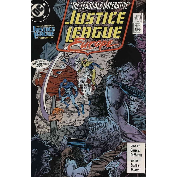 Justice League Europe #7 VF ; DC Comic Book