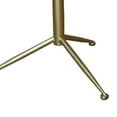 thumbnail image 3 of Round Wooden Side Table with Tripod Base, Large, Gold and Gray- Saltoro Sherpi, 3 of 5