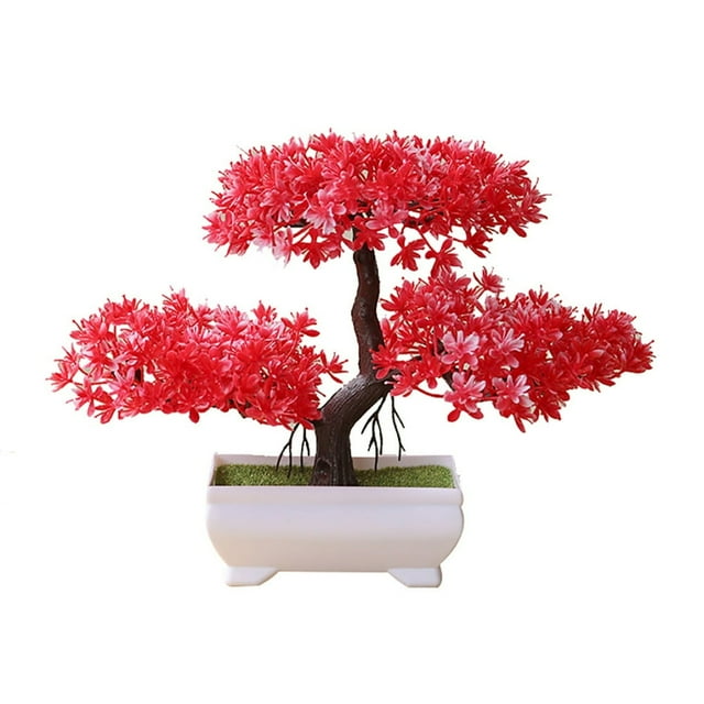 Moule pour Plante Léger, Vif, Exquis, Mini Plante en Pot pour Magasin (Rouge)