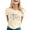 Beige, variant on Easter T Shirts for Women He Is Risen T-Shirt Crewneck Short Sleeve Easter Gift Bible Verse Tee Tops Ladies Casual Letter Print Festival Stylish Outfit Black XXXL
