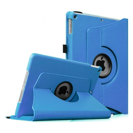 iPad mini 3 / iPad mini 2 / iPad mini Rotating Case - Fintie Multi-Angle Stand Smart Cover with Auto Sleep/Wake, Blue