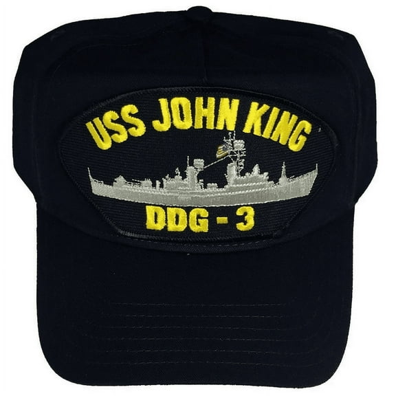 USS JOHN KING DDG-3 HAT USN NAVY SHIP ADAMS CLASS GUIDED MISSILE DESTROYER PEACE