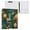 Green Leaves Lemmon, variant on Hard Shell Ring Binder With Clip Holds 200 Sheets Office Home Organization Green Leaves Lemmon