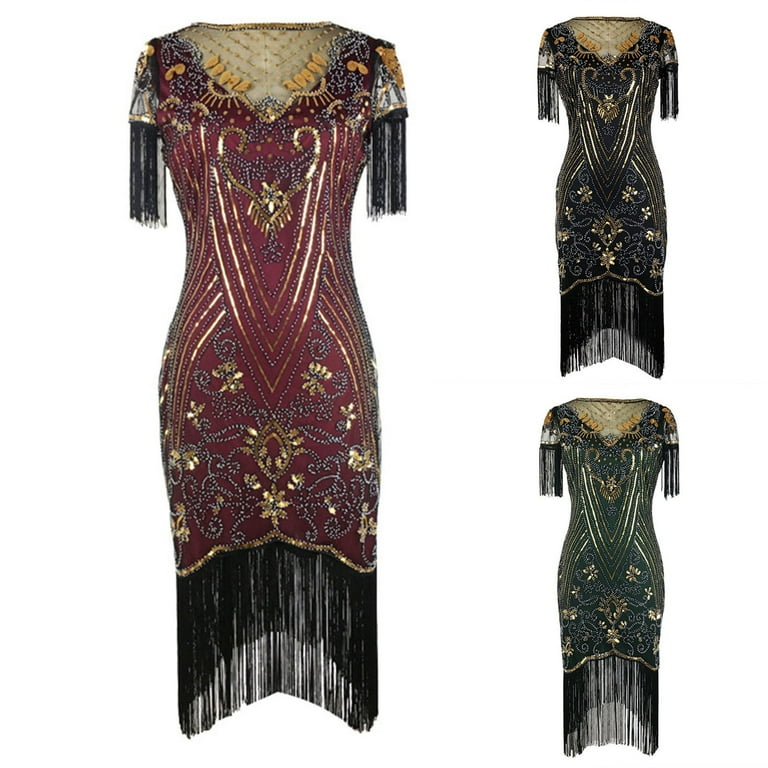 Plus size art deco dress sale