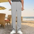 thumbnail image 2 of Mens Sweatpants,Men's Casual Pants Slim Fit Stretch Comfortable Dress Trousers Lightweight Business Formal Wear Straight Leg Classic Versatile,Cargo Pants for Men,Size:M, 2 of 4