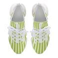 thumbnail image 5 of Bright Green And White Vertical Walking Shoes for Men Woman Lightweight Tennis Fashion Elastic Sports Shoes Cushion Basketball Shoes, 5 of 7