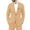 khaki, variant on Men s Suit Slim Fit 2 Piece Suit Double Breasted Suit One Button Formal for Wedding Prom Suits Pink 5XL