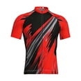 thumbnail image 2 of Yaoyar Men's Cycling Bike Jersey Short Sleeve with 3 Rear Pockets- Moisture Wicking, Breathable, Quick Dry Biking Shirt, 2 of 4