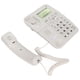 thumbnail image 5 of KXT2028CID Teléfono de escritorio con cable 4 grupos de funciones de marcación rápida Teléfono fijo con cable para oficina hotel (blanco), 5 of 5