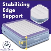 Beautyrest Hi Loft 16 Full Size Air Mattress with External Pump - Blow up Air Bed