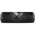 thumbnail image 3 of Ceramic Black Faceted 7.5mm Polished Band (Size 10.5) Made In China cer4-10.5, 3 of 5