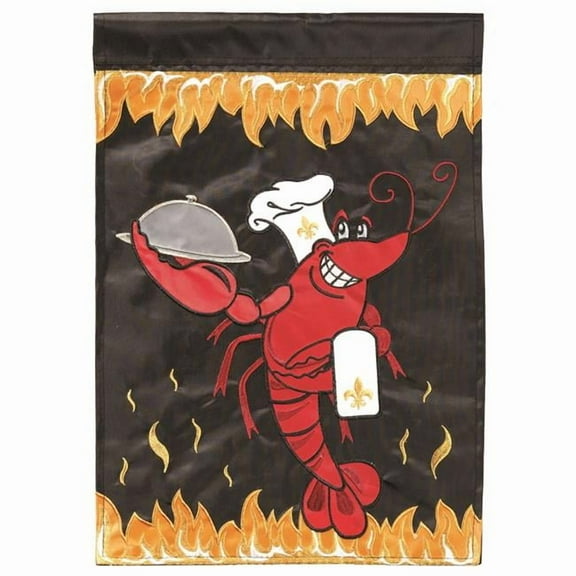 Crawfish Polyester Flag - Large