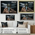 thumbnail image 4 of Designart "Blue Dragonfly Portrait I" Animals Wall Decor, 4 of 5