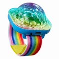 thumbnail image 1 of Type C Portable Disco Ball Wristbandt Voice Activated Party Lamp USB Rechargeable Flashing, 1 of 5