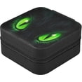 thumbnail image 2 of GZHJMY Dragon's Green Eyes Leather Jewelry Box,Portable Mini Jewelry Case Traveling Jewelry Organizer for Rings Necklaces Bracelets Earrings, 2 of 7