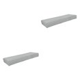 thumbnail image 2 of Ounissouiy Stretch Bench Cover Dining Room Chair Washable Home Decor Dustproof for Home 2piezas gris claro, 2 of 6
