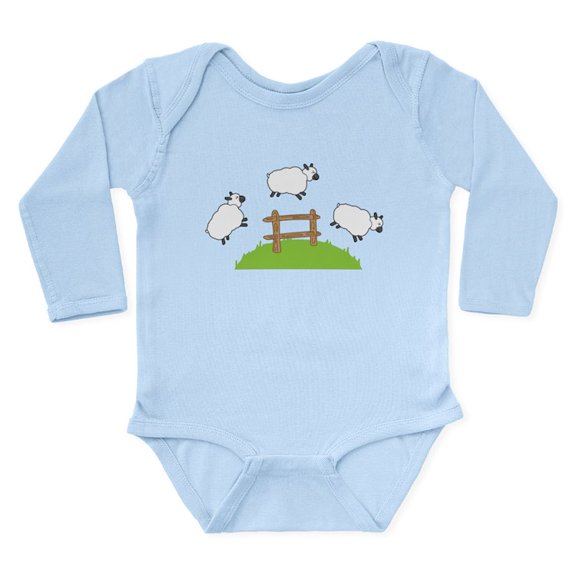 CafePress - Sheep Body Suit - Long Sleeve Infant Bodysuit