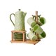 thumbnail image 1 of Taza de agua de cerámica, juego de agua, caja de regalo, taza de té, juego de té for sala de estar, hervidor frío, juego de té de flores, juego de café for el hogar, 1 of 5
