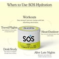 thumbnail image 3 of SOS Hydration Daily Electrolyte Drink Mix, Lemon, 31-Serving Tub, Low Sugar, Vitamins B6 B12 C D, Potassium, Magnesium Zinc, 3 of 6
