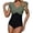 swimsuit 131#Army Green, variant on WAYUTE One Piece Swimsuit Women V Neck Rash Guard Stretch Comfort Fit Lace Up Ruffle Solid Color Tummy Control Swimwear