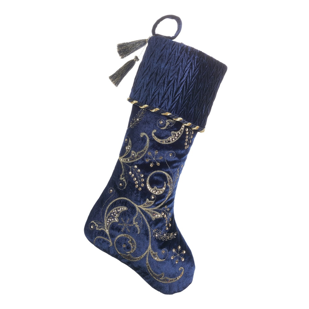 Velvet Christmas Stocking 