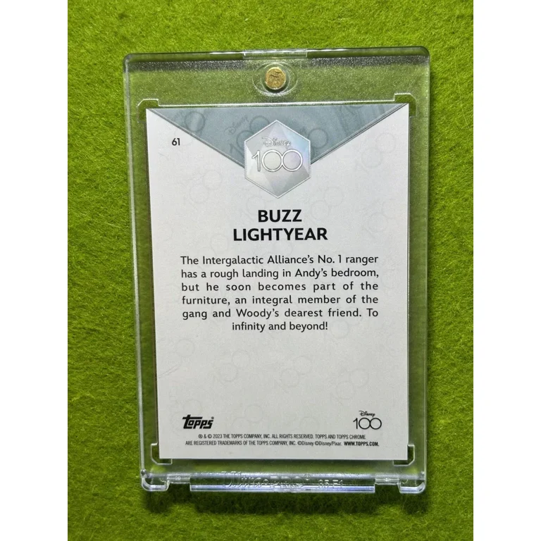 Buzz LightYear DISNEY 100 PINK REFRACTOR # /399 Toy Story CARD