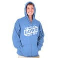 thumbnail image 5 of Do What You Love Quote Cute Inspiring Zip Up Hoodie Men's Women's Brisco Brands 3X, 5 of 6