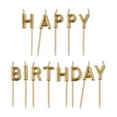 thumbnail image 4 of Gold Happy Birthday Candle Set, 13 Pieces, by Way To Celebrate, 4 of 6