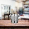 thumbnail image 6 of HAKIDZEL Metal Ice Bin in Silver for Party and Social Gathering 1Pack, 6 of 8