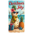 thumbnail image 5 of Tropical Pineapple Christmas Banner Summer Holiday Decorative Beach Scene for Party Celebration Beach Vacation, 5 of 8