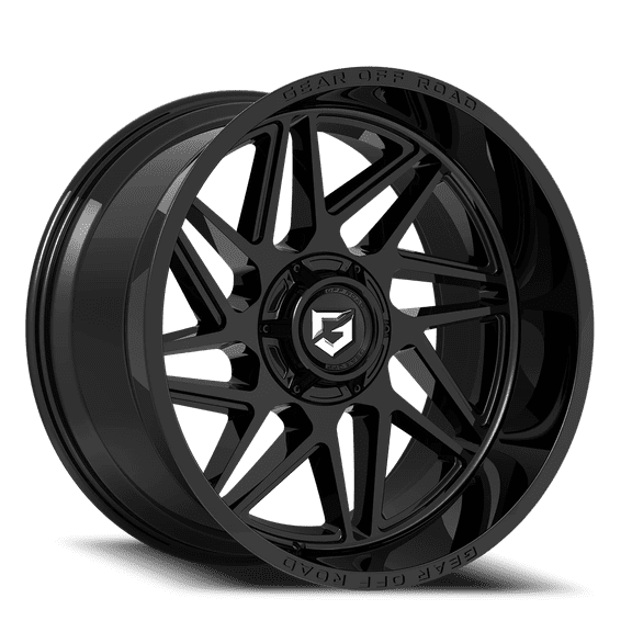 1 Gear Off Road 22x10 6X135 / 6X5.50 -25 761B Gloss Black Wheel Rim