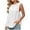 *1-White, variant on Women's Side Split Workout Tank Top , Ladies' Layered Sleeveless Athletic Shirt , Summer Yoga Running Flowy Tops For Women,Army Green,S-2XL
