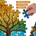thumbnail image 3 of Puzle de vidrieras PICKFORU 1000 piezas Tree of Life, 3 of 8