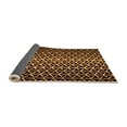 thumbnail image 2 of Ahgly Company Indoor Round Abstract Orange Modern Area Rugs, 5' Round, 2 of 4
