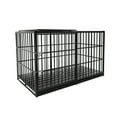 thumbnail image 6 of YIYADO 61" Extra Large Heavy Duty Dog Crate, Dog cage, Strong Metal Dog Kennels and Pens Crates for Large Dogs, 6 of 7