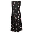 thumbnail image 4 of Vestido de playa de fiesta de cuello redondo estampado sin mangas de verano de vacaciones de moda para mujer Pompotops ghjkhdj4642, 4 of 5