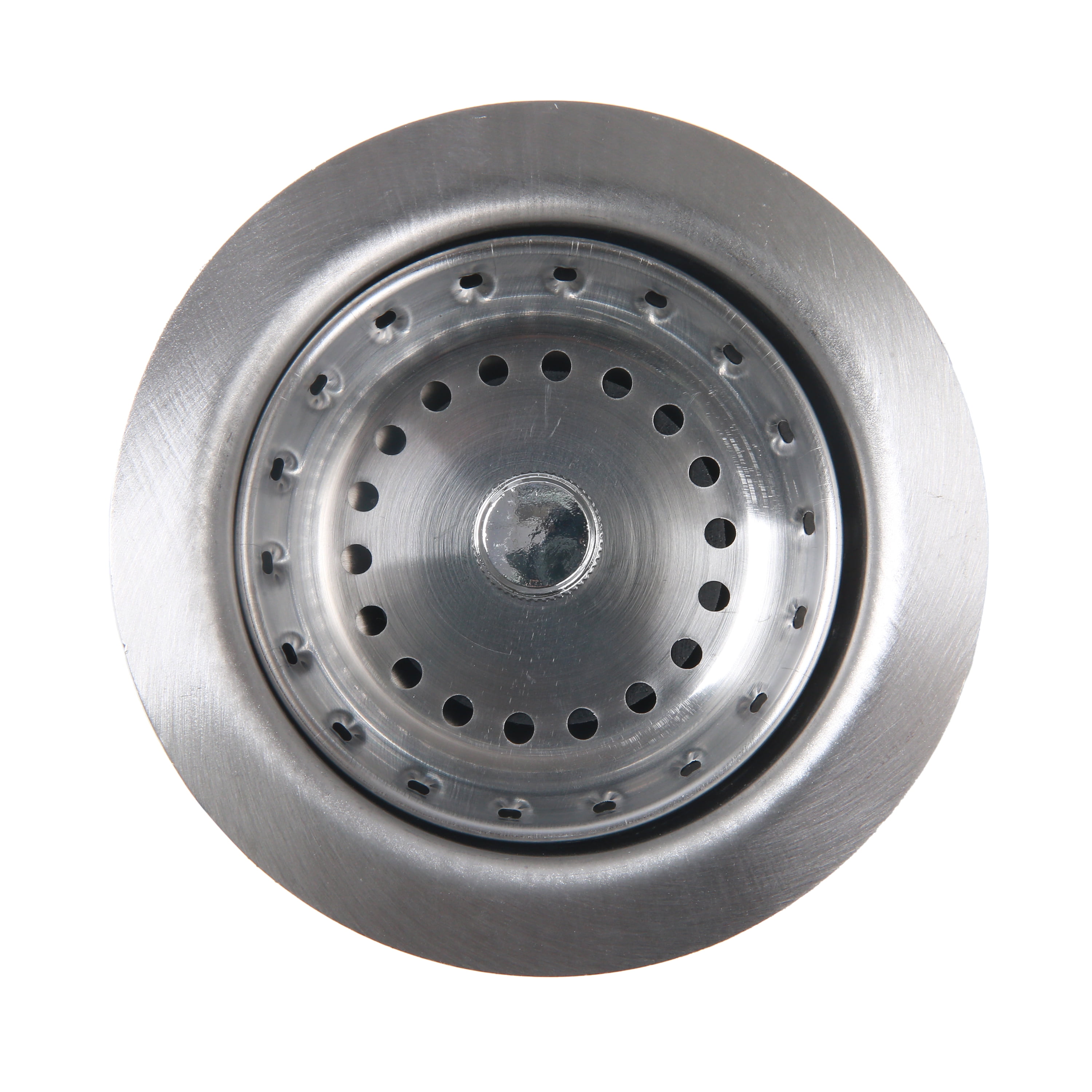 Mainstays Stainless Steel Sink Basket and Strainer Assembly, Satin Silver