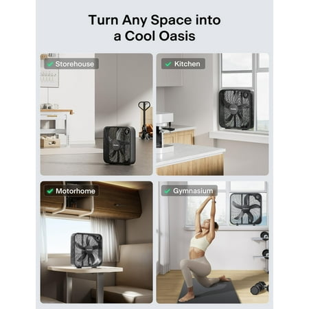 PELONIS Size 20 Inch Box Fan – 3 Speeds, 25ft/s, Floor Fans, Superior Air Throw (2295 CFM), Lightweight, 5 Blades, Portable & Durable for Bedroom, Office, Living Room, Garage