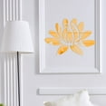 thumbnail image 2 of 3 Set Gold Blooming Lotus Flower Acrylic Mirror Art DIY 3D Wall Sticker Set Waterproof Home Mural Decor for Home Living Room Decoration, 2 of 9