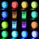 thumbnail image 3 of Luz LED Sumergible Paquete de 2 Lámparas Sumergibles LED Decorativas RGB de 13 LED 8,5 cm, 3 of 5