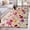 Multi, variant on 3'x5' Area Rugs, Spring Flowers Indoor Outdoor Area Rug for Living Room Bedroom, Vintage Botanical Garden Florals Herbs Washable Bathroom Rugs Kitchen Floor Carpet Mats Home Decor Aesthetic