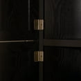 thumbnail image 4 of Sesslife Corner Storage Cabinet, 72" Kitchen Pantry Cabinet with 8 Doors, Farmhouse 4-Tier Pantry Cabinet for Bathroom, Living room, Kitchen, Freestanding Wooden Storage Organizer, Black, 4 of 8