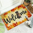 thumbnail image 5 of Yeetfub Front Door Rugs for Entryway Indoor, Outdoor Mats for Home Entrance, Front Porch Decor Funny Letter Cute Print Doormats Durable Front Door Mat Brown 16"x24", 5 of 6