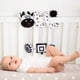 thumbnail image 4 of Hanging Toy Car seat Crib Move, Animal Circle Plush Toy Proller Black and White Squeak Animal Toy Travel Activity Hanging Wind Chimes 0-6 Months (Cow), 4 of 4